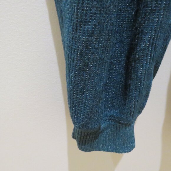 ANTHROPOLOGIE DAILY PRACTICE Mariah Harem Pants Forest Green Lounge Waffle Knit - Picture 6 of 13